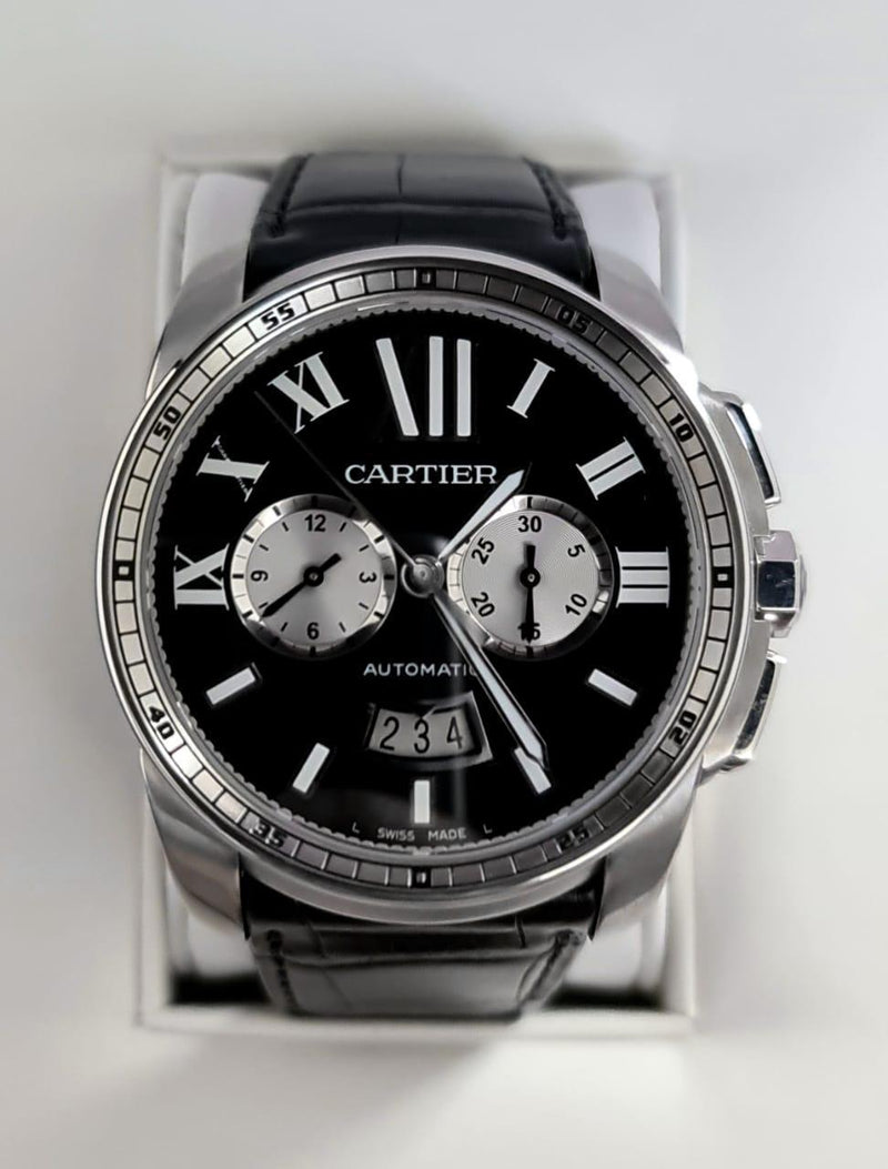 Cartier Calibre de Cartier Chronograph Bahuer Luxury Trade