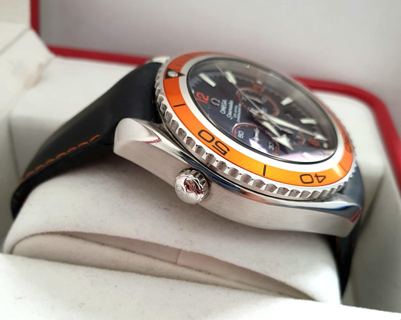 Omega Seamaster Planet Ocean Co Axial Chronograph Bahuer Luxury